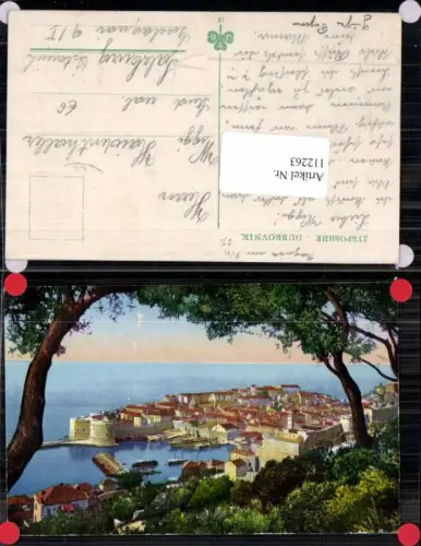 112263,Dubrovnik Ragusa Raguse Totale 1915