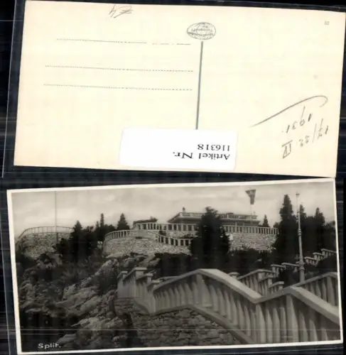 116318,Split Spalato Stiege 1930
