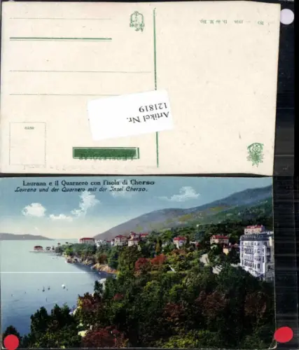 121819,Lovrana Lauran Quarnero Insel Cherso Kroatien