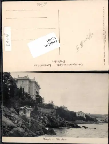 121891,Abbazia Villa Adria Tolle Karte