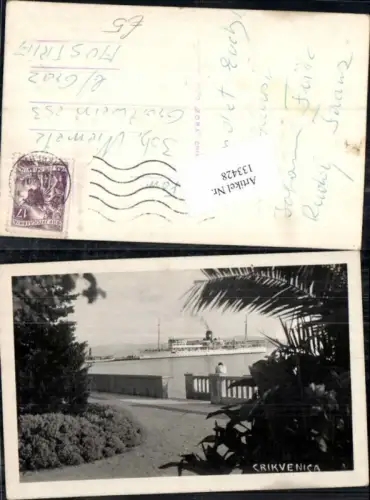 133428,Crikvenica Partie 1930 Schiff