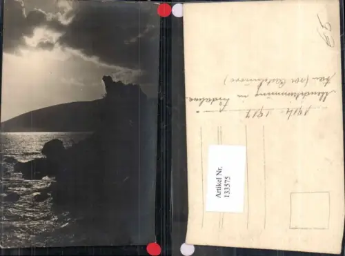 133575,FotoAK Abendstimmung bei Castelnuovo 1917