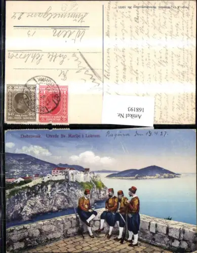 168193,Dubrovnik Utvrde Sv. Marije i Lokrum 1927 pub Purger e Co 10621