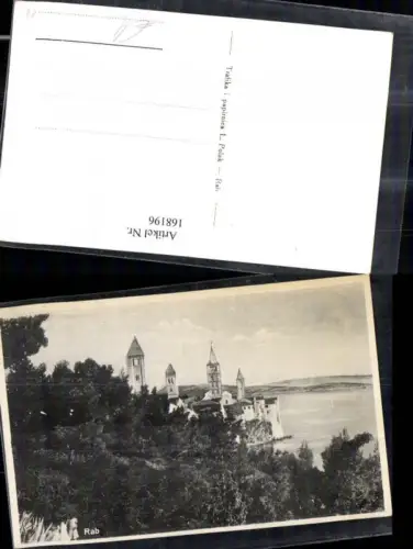 168196,Rab Ortsansicht Meer Kroatien