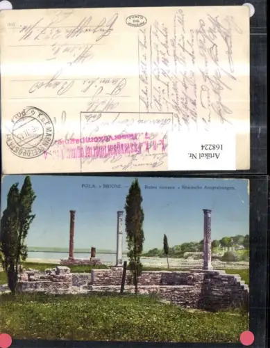 168224,Pola Brioni Ruine romane römische Ausgrabungen