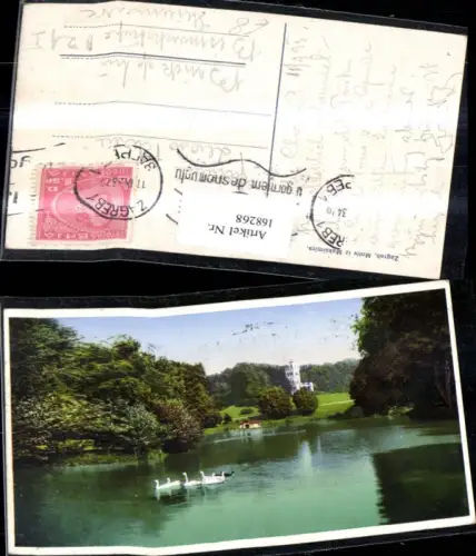 168268,Zagreb Motiv iz Maksimira Schwäne