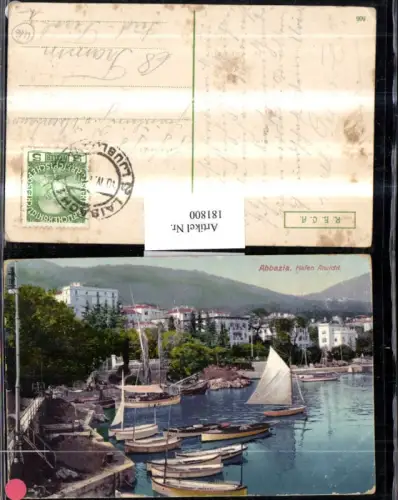 181800,Abbazia Hafen Ansicht Boote
