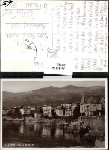 181810,Laurana Ville al Mare Kroatien Ortsansicht