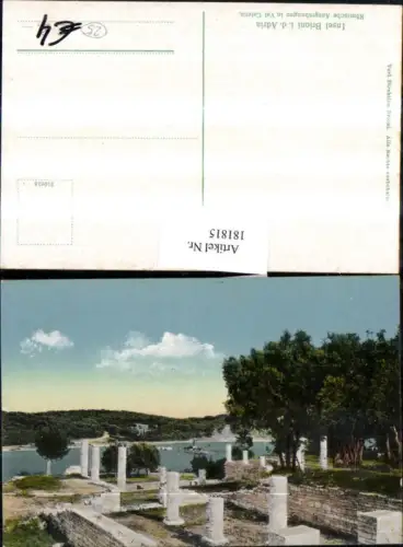 181815,Insel Brioni i. d. Adria Römische Asugrabungen in Val Catena Kroatien