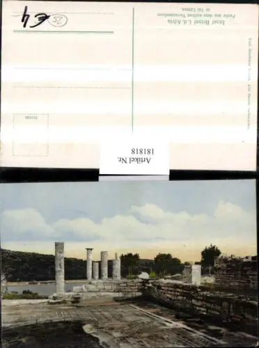 181818,Insel Brioni i. d. Adria Partie aus d. Antiken Terrassenhaus in Val Catena Kroatien