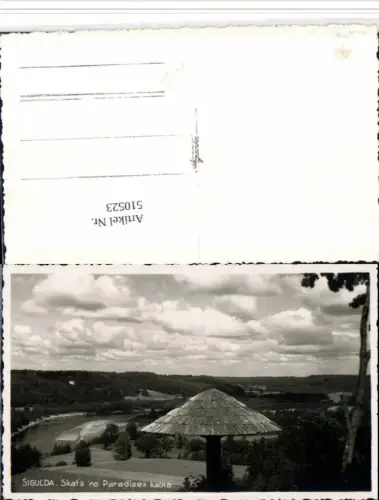 510523,Latvia Sigulda Skats no Paradizes kalna Landschaft Fluss