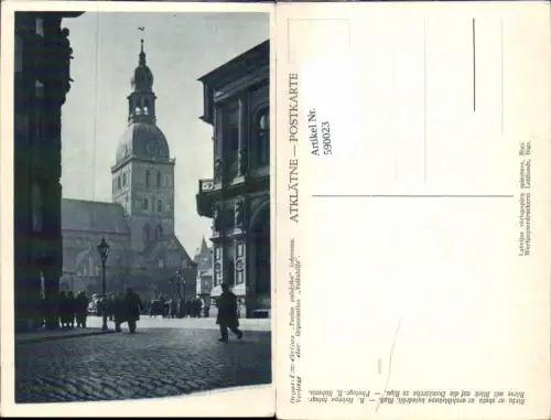 590023,Lettland Riga Domkirche Kirche