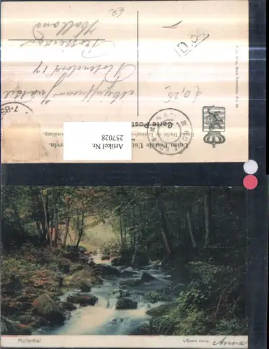 257028,Luxemburger Schweiz Müllerthal L'Erenz noire Wildbach Partie