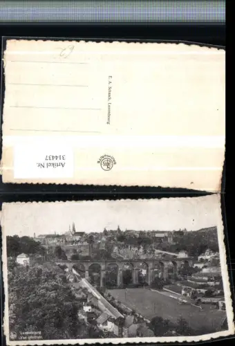 314437,Luxembourg Luxemburg Teilansicht Viadukt Brücke