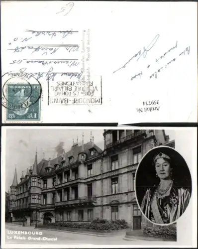 359774,Luxembourg Luxemburg Le Palais Grand-Ducal Palast Königin Portrait