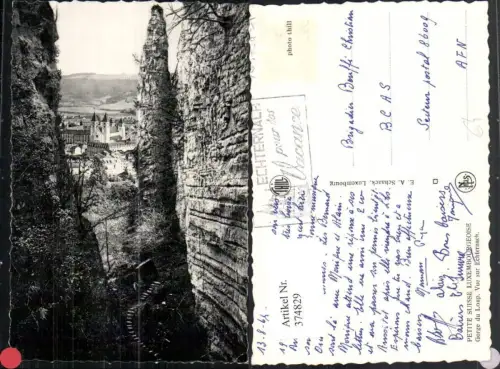 374829,Petite Suisse Luxembourgeoise Luxembourg Gorge du Loup Echternach Teilansicht
