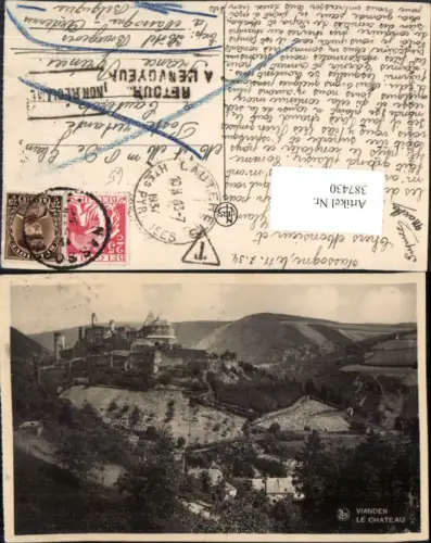 387430,Luxembourg Luxemburg Vianden Le Chateau Schloss