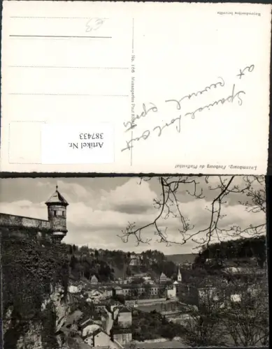 387433,Luxembourg Luxemburg Faubourg du Pfaffenthal Teilansicht
