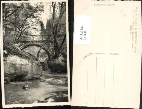 387439,Luxembourg Luxemburg Pont au Schiessentümpel Brücke