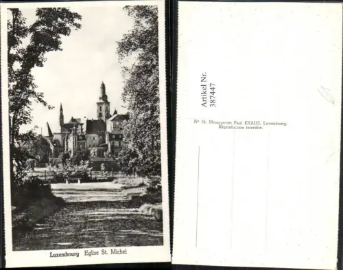 387447,Luxembourg Luxemburg Eglise St. Michel Kirche