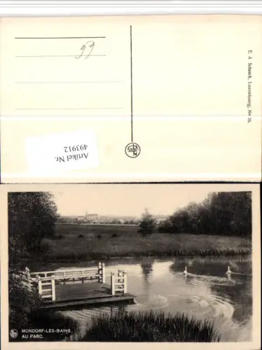 493912,Luxembourg Mondorf-les-Bains Au Parc Park Teich