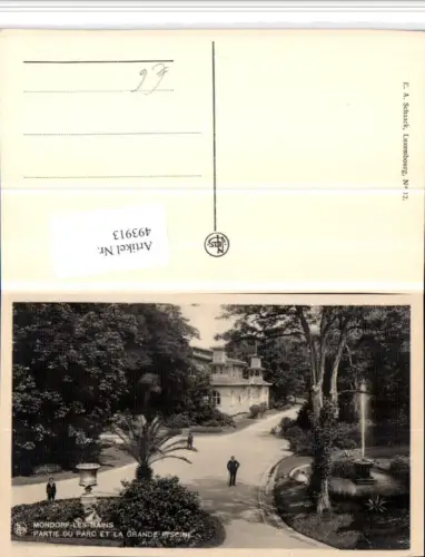 493913,Luxembourg Mondorf-les-Bains Partie du Parc et la Grnde Piscine