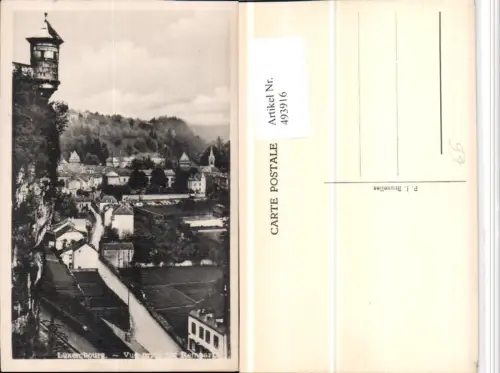 493916,Luxembourg Vue prise des Remparts Teilansicht