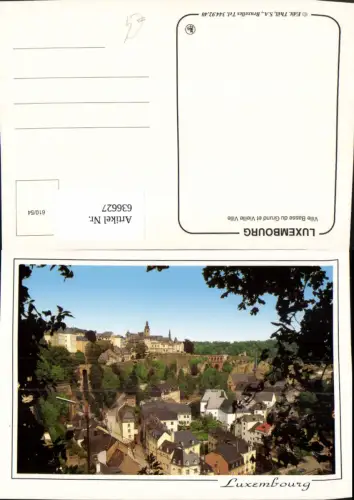 636627,Luxemburg Ville Basse du Grund et Vieille Ville Luxembourg