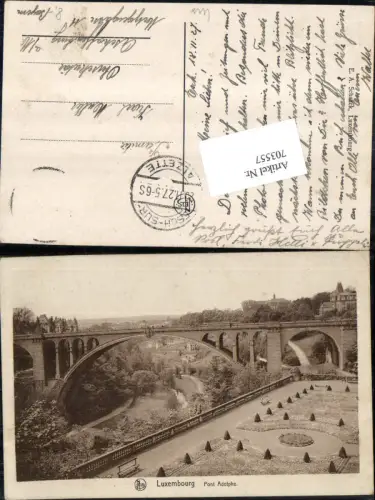 703557 Luxemburg Luxembourg Pont Adolphe Brücke