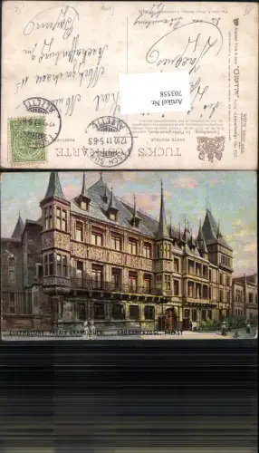 703558 Künstler AK Beraud Luxemburg Luxembourg Palais Grand Ducal pub R. Tuck Oilette 737