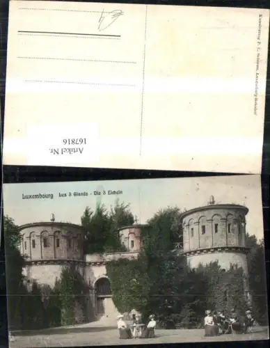 167816,Luxembourg Luxemburg Les 3 Glands Die 3 Eicheln Festung Personen