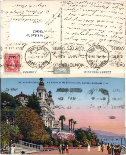 78662,Monte Carlo Casino Terrasses LL 1936