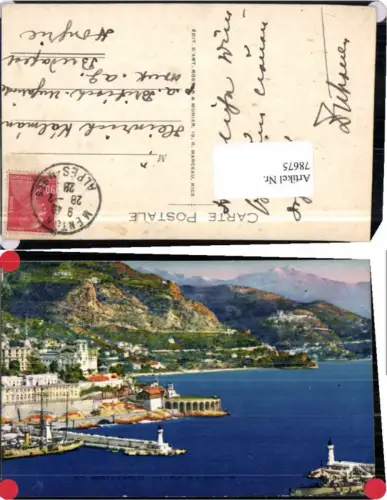 78675,Monte Carlo Hafen m. Casino Leuchttürme