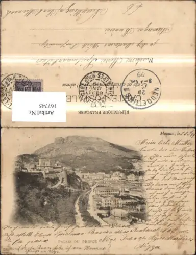 167745,Monaco Palais du Prince 1899