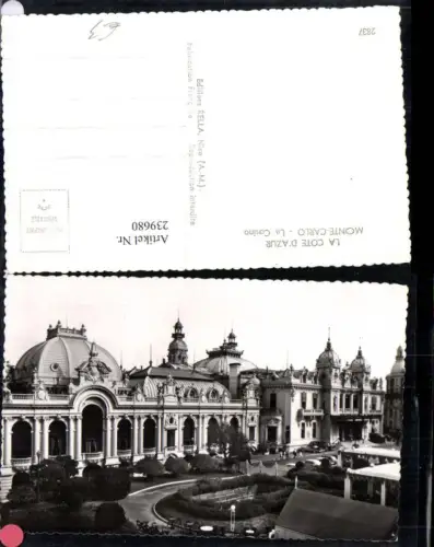 239680,La Cote d'Azur Monte Carlo Le Casino