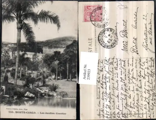 239923,Monte-Carlo Les Jardins Coctier Partie Palmen
