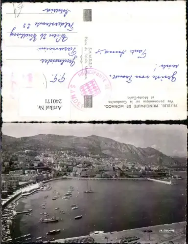 240171,Principaute de Monaco Totale sur la Condamine et Monte-Carlo