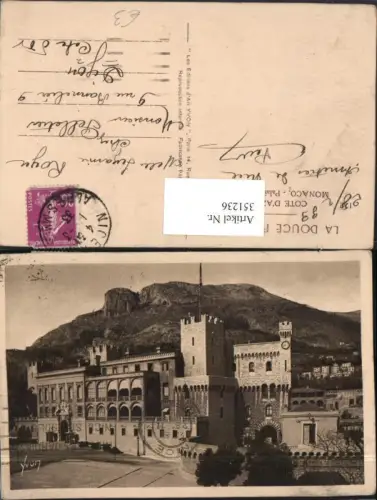 351236,Monaco Palais du Prince Palast