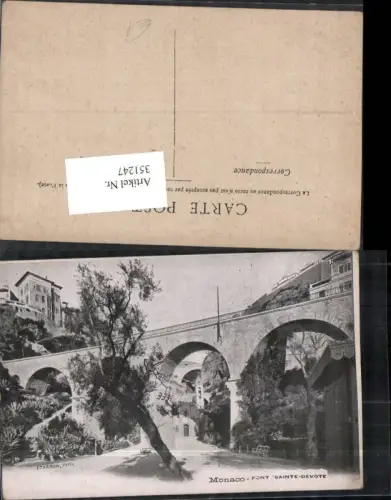 351247,Monaco Pont Sainte-Devote Brücke
