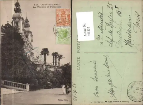 351252,Monte-Carlo Le Theatre et Terrasses