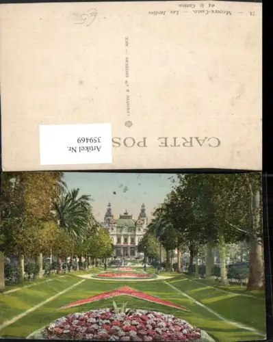 359469,Monaco Monte-Carlo Les Jardins et le Casino Garten Park
