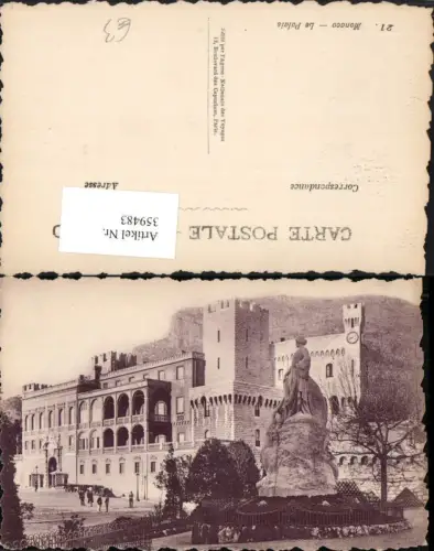 359483,Monaco Le Palais Fürstenpalast Statue