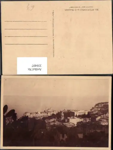 359497,Monaco Monte-Carlo vu de Beausoleil Teilansicht