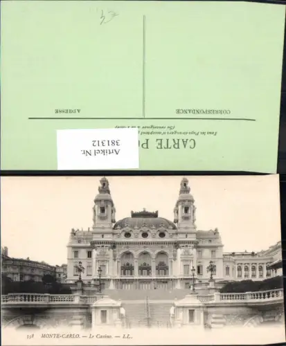 381312,Monaco Monte-Carlo Le Casino Frontansicht
