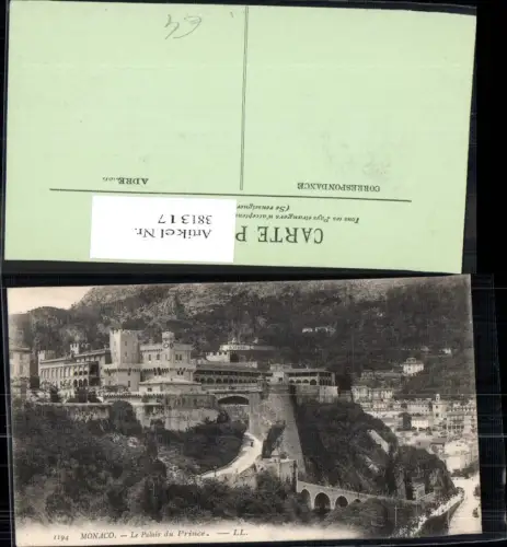 381317,Monaco Monte-Carlo Le Palais du Prince Fürstenpalast Palast