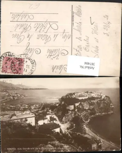 387404,Monaco Vue Generale de la Principaute Totale
