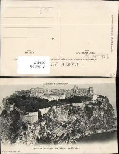 387417,Monaco La Ville Le Rocher Totale