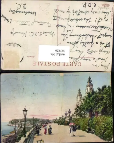 387426,Monaco Monte-Carlo Le Theatre et Terrasses Promenade