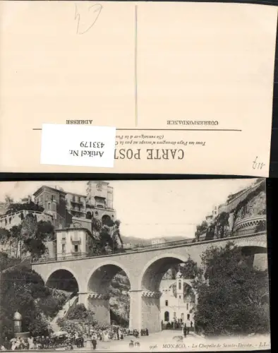 433179,Monaco La Chapelle de Saint-Devote Brücke