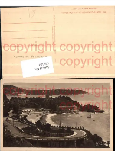 467304,Monaco Monte-Carlo-Beach et le Cap Martin Bucht